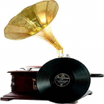 t&ouml;&ouml;tav antiikgrammofon
