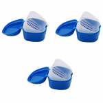 3 TK suuproteeside hooldusvannikarp kunsthammaste puhastamiseks rippuva v&otilde;rgukonteineriga, kunsthammaste vanni &uuml;mbris One Size