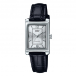 Casio Standard Analoog Nahkrihm H&otilde;bedane sihver Kvarts LTP-1234LL-7A Naiste k&auml;ekell h&otilde;be