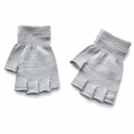 1 paar Unisex sooje pehmeid s&otilde;rmedeta pools&otilde;rmega venivaid kootud kindaid None sinine