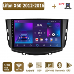 Android Carplay autoraadio Lifan X60 jaoks 2012-2016 Multimeediumipleier, peaseade Stereo GPS-navigatsioon BT WIFI 4+64GB 1+16GB