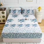 Lilletr&uuml;kis Deep Pocket kuninganna voodilinade komplekt - 3 arvutit pehmest mikrokiust kuninganna voodilinad Deep Pocket pleekimiskindlad voodipesu linad ja padjap&uuml;&uuml;rid 180x200+25cm+2 pillowases