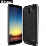 Samsung Galaxy A6 plus 2018 silikoon&uuml;mbrisele, pehme s&uuml;sinikkiust tagakaas Galaxy A9 Star Lite p&otilde;rutuskindlale nutitelefoni &uuml;mbrisele Samsung A6 plus 2018 must