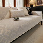 Premium Feeling diivanipadi Four Seasons universaalne lihtne kaasaegne &scaron;enill, libisemiskindel diivani katteriie 30*50CM beež