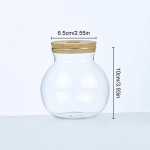 Klaasist h&uuml;dropooniline vaas T&ouml;&ouml;laua kaunistused Lilleseade DIY kodukaunistused