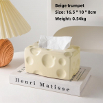 Moodne Kerge Luksuslik Juustukeraamiline Kangaskarbi kaunistus Kodu Elutoa Teelaud Laud T&auml;iustatud paberist sahtlikarp Pehme kaunistus beež