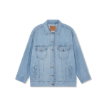 Levis Cool Series &Uuml;hev&auml;rviline &Uuml;he Rinnaga Kraega Denim Jakk Naiste jakid Sinine A1981-0000 L gray
