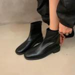 Retro Ankle Chuncky saapad naistele Uued talvejalatsid Trendikasaapad Uus Mugavus Chelsea saapad Mood Elegantne Botas Mujer 35