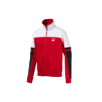 PUMA V&auml;rviline Vabaaja Treening Pikkade Varrukatega Retro Spordijakk Meeste jakid Punane Valge 595866-11 M