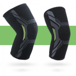 Nailonv&otilde;rgust k&uuml;&uuml;narnukikaitsmed spordiks, k&otilde;rge kompressioon, k&auml;etugi, ennetavad liigesevalu, tennis, golf, korvpall, v&otilde;rkpall L must