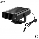 Talvise autosoojendi ventilaator Kaasaskantav autosoojendi 360 &deg; P&ouml;&ouml;rlev j&auml;&auml;sulatusauto esiklaasi udueemalduskuivati ​​Talveventilaator P5F8