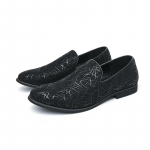 Mood Meeste Loaferid v&auml;lismood Suede Nahk Pealepandavad N&otilde;elneedid Mokassiinid Meeste Vabaajajalatsid Kerged Mugavad S&otilde;idupl&auml;tud meestele 6.5 must