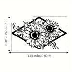 V&otilde;luv 1 tk metallist p&auml;evalillekaunistus &ndash; armastusm&auml;rk igaks juhuks. Meeldiv lisand kodu sisekujundusele erinevatel puhkudel. must