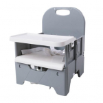 Beebi s&ouml;&ouml;gilaud plastikust veekindel reguleeritav rakmed Kokkupandav beebi s&ouml;&ouml;gitool k&ouml;&ouml;gitarbed sinine