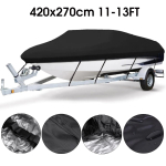 Aunct 11ft - 22ft 210D Haagitav Paadikatted Veekindel Vihmakindel P&auml;ikesekaitse UV-kaitsega Kiirpaat Paadikate Kalastus Ski D45 blue