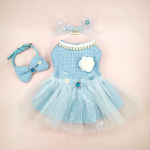 Lemmiklooma roosa villane kleit mantel Printsess v&otilde;rgust vibu Kleit Kassi riided Lemmikloomakomplekt Kutsika Riided S&uuml;gis/talv roosad kleidid Kutsikas L