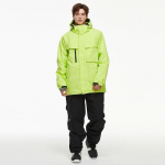 Naiste ja meeste 2-osaline suusakost&uuml;&uuml;m kapuutsiga suusajope ja p&uuml;kste komplektid veekindel tuulekindel lumelaua&uuml;likond, soojustatud soe talvine suusakost&uuml;&uuml;m XL