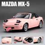 Uus 1:32 Mazda MX5 MX-5 superauto metallisulamist survevalatud m&auml;nguasjad automudel kollektsion&auml;&auml;rid s&uuml;nnip&auml;evakingitus heli ja valgus Laste m&auml;nguasjad hobid roosa