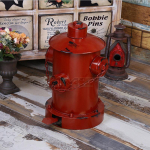 Creative Retro Fire Hydrant Foot Pedal Trash Antiikne t&ouml;&ouml;stuslik tuule- ja rauakunst suur pr&uuml;gikast Elutoa kaunistus