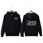 Kapuutsiga pusad Unisex Stile Vintage Keith Scott Body Shop Unisex Kapuutsiga pusad S&uuml;gis Talv Kapuutsiga One Tree Hill Mehaaniline L