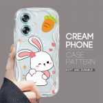 Armas koomiksimustriga kreemjas tekstuuriga korpus, lainelise servaga pehme silikoonkaanega telefoni&uuml;mbris OPPO Reno Realme jaoks Realme C25 must