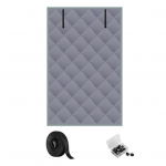 Isoleeritud aknakatted 3-kihilise disainiga suure tihedusega Oxfordi riidest rullimisrihmad talvised termilised L