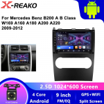 Android 13 GPS-i autoraadio Multimeedia pea&uuml;ksus Mercedes Benz B200 A B-klassile W169 A160 A180 A200 A220 2009-2012 BT Raadio 4 core 1GB+32GB carplay