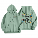 Naistemood Naiste kerge pikkade varrukatega taskutega pullover j&otilde;ulude graafiline kapuuts XXXL