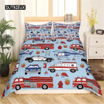 Tekikate Cartoon Ekskavaator Traktor King Tekikate Cartoon Ehitus Veoauto voodipesu komplektid S&otilde;iduk Lastetoa Sisustus 150x200cm 3pcs
