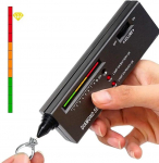 Teemanttester Kaasaskantav V&auml;&auml;riskivide Selektori T&ouml;&ouml;riist LED Indikaator T&auml;pne Usaldusv&auml;&auml;rne Ehtetesti T&ouml;&ouml;riist Ehetele Jade Rubiin must