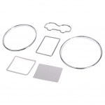 M&otilde;&otilde;diku r&otilde;ngad dekoratiivraami komplekt Kroomitud spidomeetri armatuurr&otilde;ngad raami trimm VW Passat 3B B5 1997-2001 Golf 1997-2003 jaoks spain