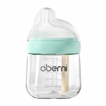 Oubani vasts&uuml;ndinu ekstsentriline lutt klaasist lutipudel 0-6 kuud paisumisvastane vasts&uuml;ndinu lutipudel 150ml sinine