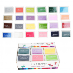 24 v&auml;rvi k&auml;sit&ouml;&ouml; tindipadja templid partner isetegemise templipadi scrapbooking kaartide pulmakaunistuste jaoks