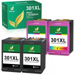 301XL DENVOER 4 Cartouche d'encre &Uuml;hildub HP 301 XL 301XL (CH563E + CH564E-N9J72AE) hp DeskJet 2510 2540 2050 1510 1050 1512