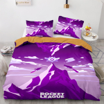 Rocket League voodipesu komplekt Tekikate &Uuml;hekohaline Twin T&auml;iskasvanu Full Queen King Suurus Auto Rocket League Voodikomplekt Laste magamistuba Tekikate US Queen 228x228cm