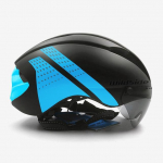 Aero Kiiver Tt Ajas&otilde;idu Jalgrattakiiver Meestele Naistele Prillidega V&otilde;istlus Maanteeratta Kiiver L&auml;&auml;tsedega Casco Ciclismo Jalgrattavarustus sinine