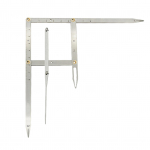 Microblading Caliper Ratio kulmude m&otilde;&otilde;tmise joonlaud p&uuml;simeigi &scaron;ablooni m&otilde;&otilde;tmise t&ouml;&ouml;riist