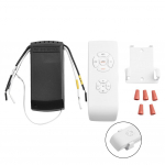 H&auml;mardatav LED-valgusti laeventilaatori kaugjuhtimispult ventilaatori kaugjuhtimispult RF juhtmevaba