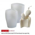 Sanxini Inimkuju Aroomiteraapia K&uuml;&uuml;nla ja Seebi Silikoonvorm