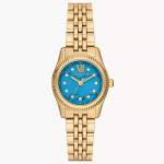 Michael Kors MK4813 Lexington Kuldse Tooni Sinise Kettaga Naiste K&auml;ekell 26