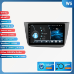 Ossuret AI H&auml;&auml;l Traadita CarPlay Android 13 Autoraadio Seat Altea 2004 - 2015 Toledo 3 jaoks Automaailmam&auml;ngija intelligentne RDS GPS 2Din Autoradio W5 8Core 4G 64G AI
