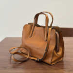 Johnature K&auml;ekott Ehtne Nahk Vabaaja Mitmek&uuml;lgne Koti-kott Pehme Veisenahk Naiste &Otilde;la-Crossbody Kott oranž