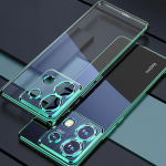 Korpuse kattega l&auml;bipaistev p&otilde;rutuskindel kate HUAWEI Nova Y91 Y90 Y71 Y70 Y61 12 SE 11i 11 Pro 10 9 8 7 7i 5T telefoni Capa Soft jaoks HUAWEI Nova Y91 roheline