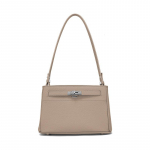 Ehtsast nahast kott naistele, uus pealmine kiht lehmanahast pendeldaja &otilde;lakott, moekas retro lukuga kaenlaalune kott