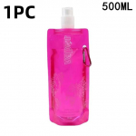 1/2 tk 500 ml kaasaskantav &uuml;likerge veekott, kokkupandav pehme kolbi pigistatav veepudel matkamiseks telkimiseks v&auml;lisporditarbeks