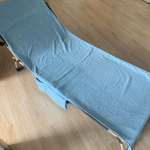 Valge Puuvillane Lamamistool Rannar&auml;tik - 320 GSM 74*215CM helesinine v&auml;rv