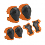 6 tk/komplekt lastele uisutamise kaitsevarustuse komplekt p&otilde;lve- ja k&uuml;&uuml;narnukipadjaga randmekaitsmega rulluisutamiseks, rula, t&otilde;ukeratta ja jalgrattas&otilde;idu ohutusvarustus sinine