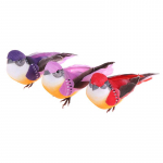 Mini v&otilde;ltslindude kunstlik sulgede vaht Doves pulmadekoratsioon 10*6cm