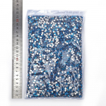 Weichen Suur Kotit&auml;is Rhinestone'e, V&auml;rvilised Lamedap&otilde;hjalised Teemandid, K&uuml;&uuml;nepuur Klaas, Kristall &Uuml;mmargune Ise Kleepuv Teemant Ehted. SS16 #14400 pcs/bag sidrunikollane v&auml;rv