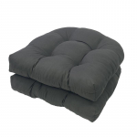 V&auml;liaia toolide ja diivanite padjad, rotangtoolide padjad ja tatamimattid (Komplekt 2 tk, 48x48cm) Waterproof 48*48cm (2 pieces) tumehall v&auml;rv